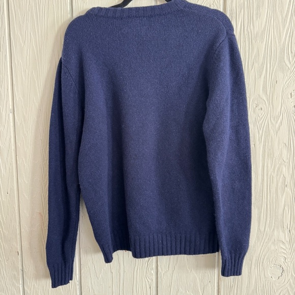 SMART TURNOUT Men’s Lambswool Varsity S Sweater size S - Picture 5 of 9